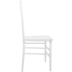Flash Furniture Advantage White Resin Chiavari Chair