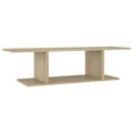 vidaXL Y39870586 Wall Mounted TV Unit, Sonoma Oak, Chipboard, 103 cm x 30 cm x 26.5 cm