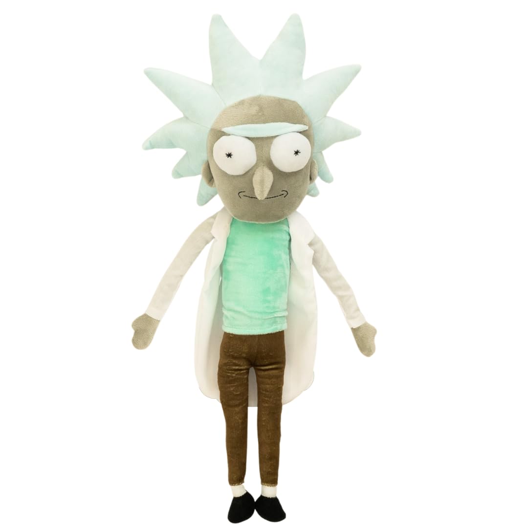 Franco Collectibles Kidult Adult Swim Rick & Morty Super Soft Plush, (100% Officially Licensed Product), Rick The Scientist