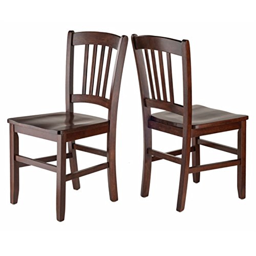 Ergode Madison Chair Set: Elegant Rainbow Arches, Walnut Finish, Solid Wood
