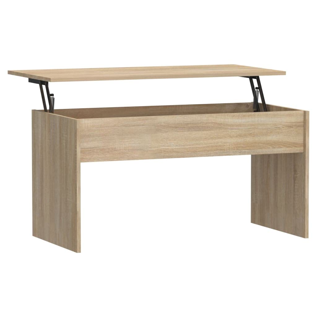 Vidaxl Coffee Table Sonoma Oak 40.2&quot;X19.9&quot;X20.7&quot; Engineered Wood