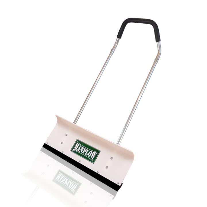Manplow Pro Snow Pushers (Pro With Power U Handle Upgrade, 42')