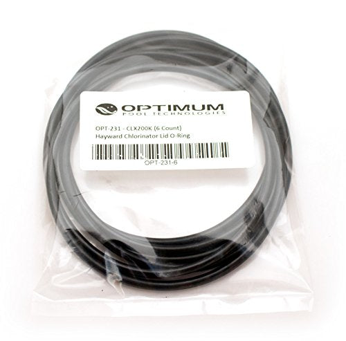 (6 Pack) Optimum Pool Technologies Compatible Repalcement For Clx200K Hayward Pool Chlorinator Lid O-Ring - Compatible Replaceme