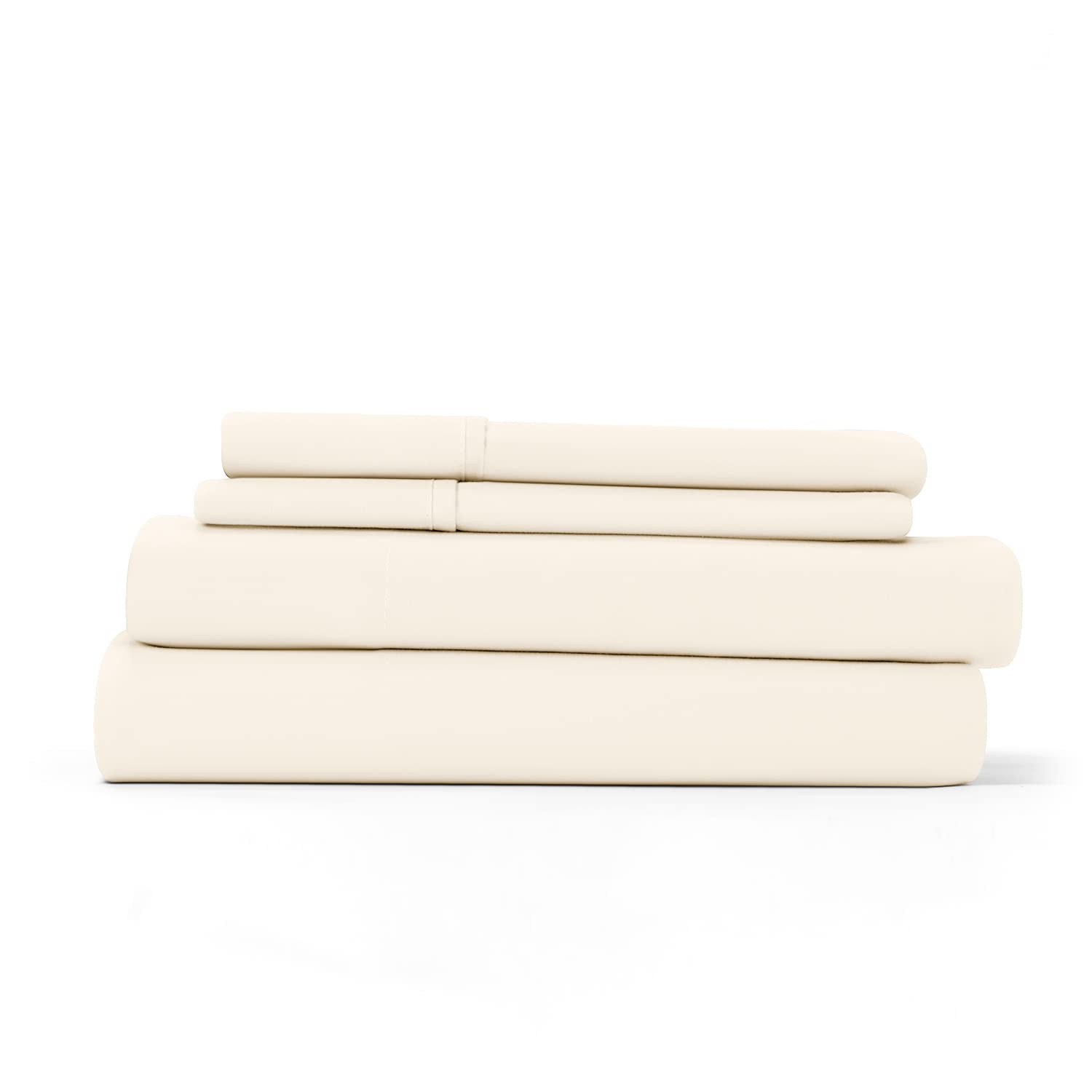 Linen Market Bed Sheets For King Size Bed (Ivory) - Sleep Better Than Ever With These Soft And Cooling King Sheets - Deep Pocket