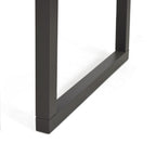 Steve Silver Co Jennings Rustic Cocktail Live Edge, Solid Pine Construction, and Two-Tone Cherry and Ebony Finish Table, 48 x 26 x 18