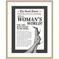 Woman's World by Honey Island Studio Framed Wall Art Print