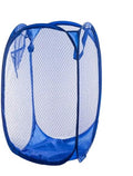 ARAFS Net Laundry Basket Foldable Bag,Mesh Popup Collapsible & Portable for Dirty Clothes Storage Kids room,Bedroom,Hostel and f
