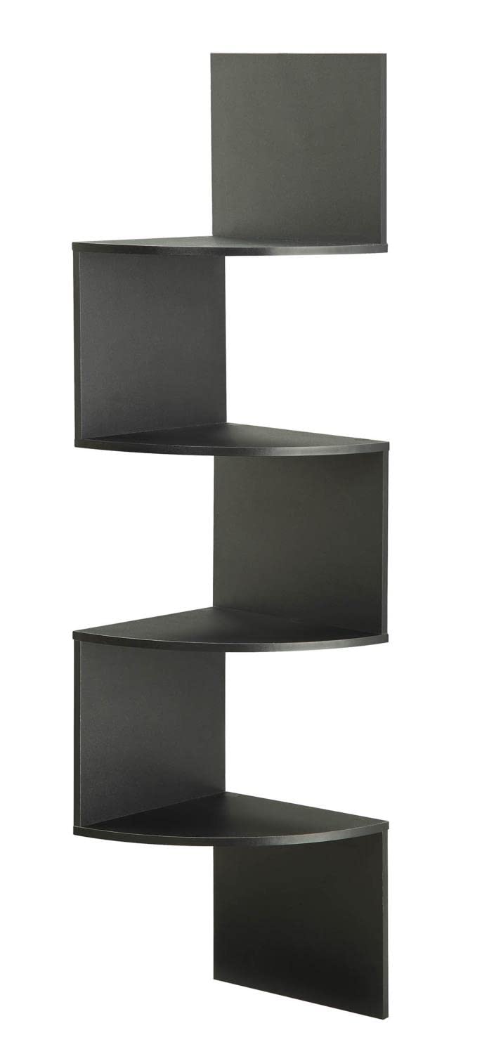 4D Concepts Hanging Corner Storage, Black