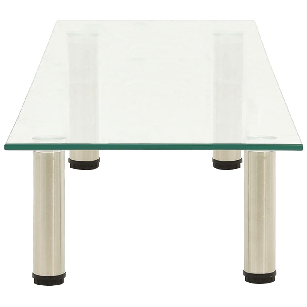 vidaXL Transparent TV Stand - Thumbnail 2