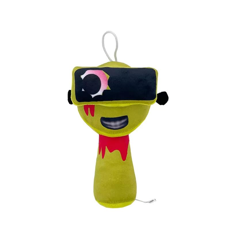Sprunki Plush,10In Sprunki Game Plush, Realistic Cute Soft Stuffed Animal Doll Pillos Game Fans Boy Girl Kids(B-Garnold)