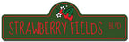 Strawberry Fields Street Sign | Indoor/Outdoor | Funny Home Decor For Garages, Living Rooms, Bedroom, Offices | Signmission Pers