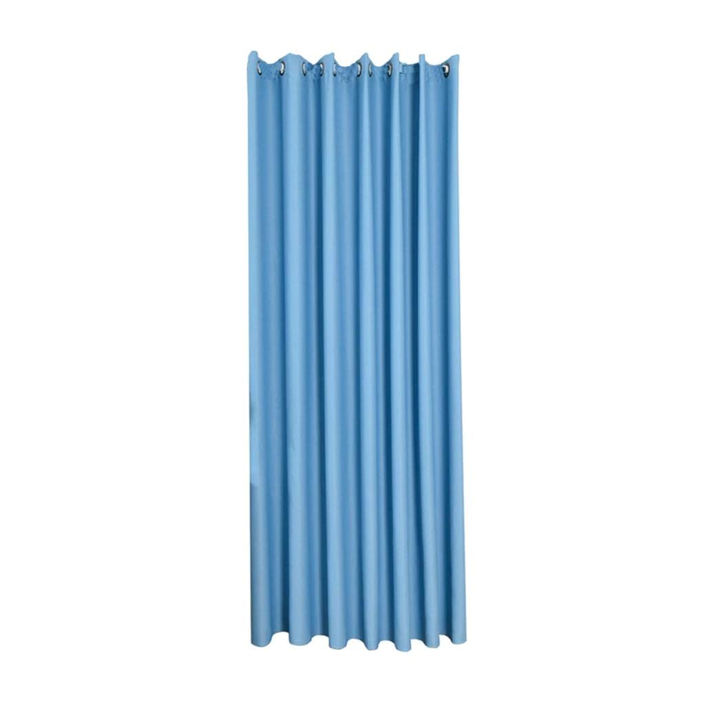 Enakshi Blockout Curtain Eyelet Ring Room Darkening Window Drape Blue 100x130cm|Home & Garden | Window Treatments & Hardware | C