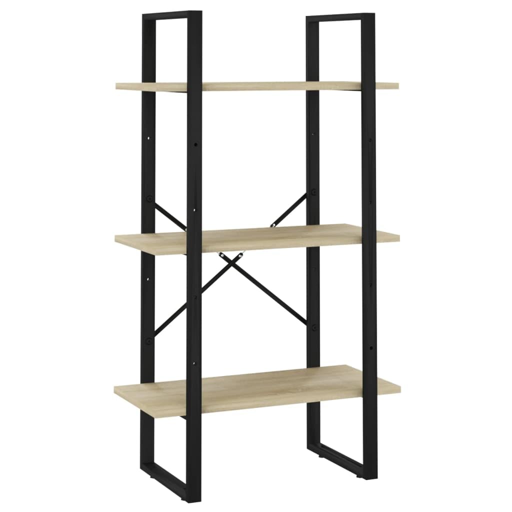 vidaXL Storage Shelf Sonoma Oak 23.6"x11.8"x41.3" Chipboard