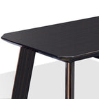 HomeRoots Modern Black and Rose Gold Coffee Table