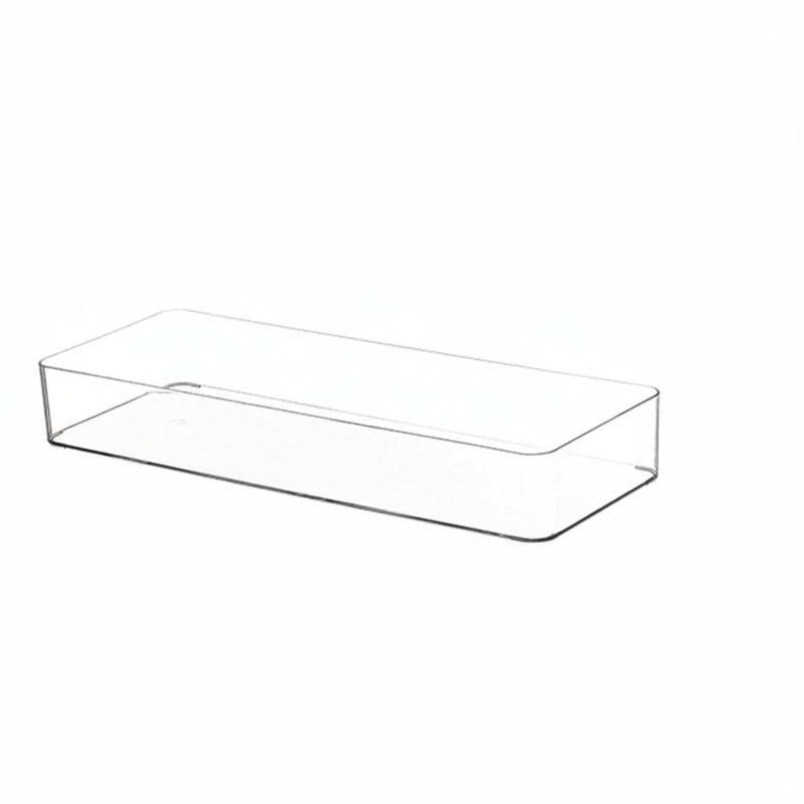 Heavenglow Drawer Organizer, Clear Acrylic Divider Storage Bin For Kitchen, Office #8023 40X15X5.8Cm