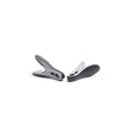 Brabantia x8 Set of Smart Clothespins (Black/Gray) No-Rust Stains, Strong Grip, Large Opening for Hanging Up Laundry, Holders fo