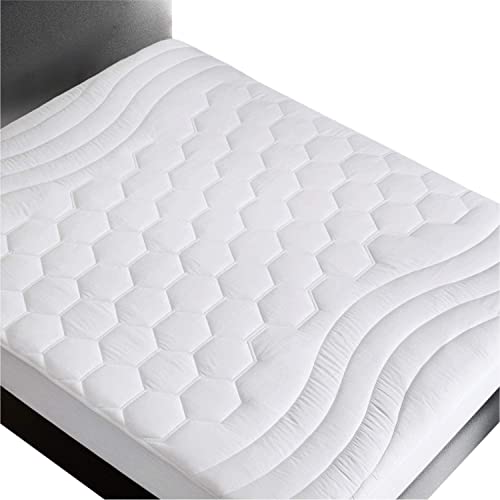 Bedsure Queen Mattress Pad Deep Pocket - Quilted Mattress Cover For Queen Bed Pillowtop Mattress Protector, Fitted Sheet Mattres