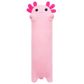 Sausudols 19.6    Long Axolotl Plush Body Pillow - Cute Stuffed Animal, Soft Cuddly Plush Toy, Ideal Gift for Family, Friends & 