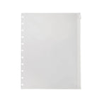 Staples 321297 Arc Poly File Pockets Letter Size Clear 2/Pack (21304)