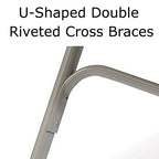 Steel Folding Chair -Set Of 4 - Beige (Beige) (29 1/2"H x 18 1/4"W x 20 1/4"D)