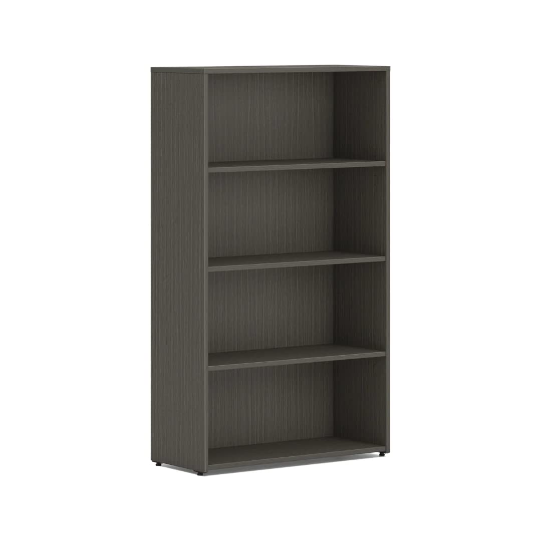 Hon Mod Laminate Bookcase Lsl Slate Teak 30&Quot; W X 13&Quot; D X 53&Quot; H