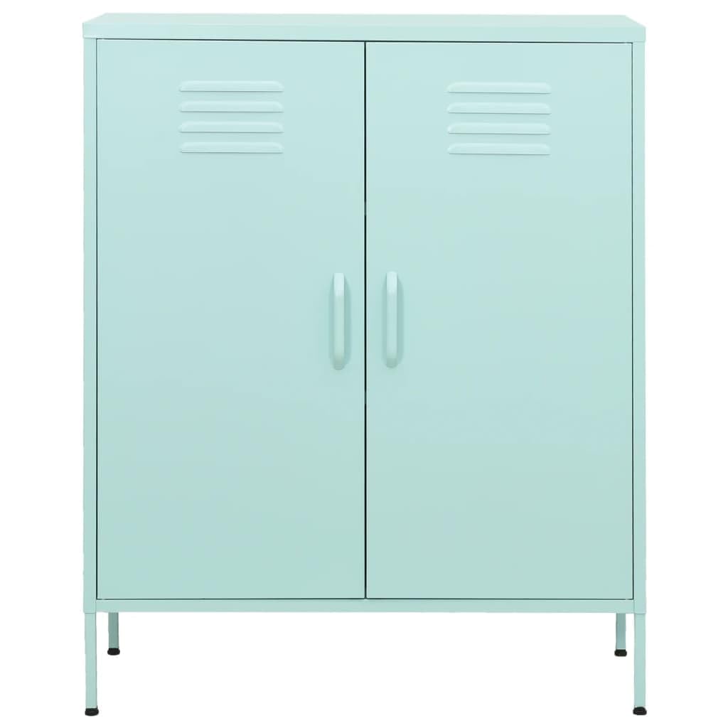 vidaXL Storage Cabinet Mint 31.5&quot;x13.8&quot;x40&quot; Steel