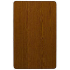 Flash Furniture Wren 24''W x 48''L Rectangular Oak HP Laminate Activity Table - Height Adjustable Short Legs