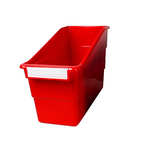 Romanoff Products Rom77202Bn Red Shelf File With Label Holder - 6 Each
