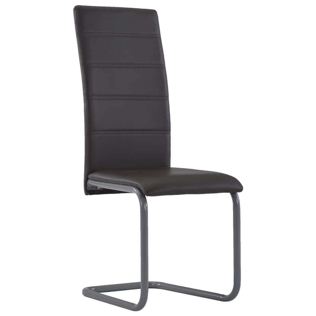 vidaXL Cantilever Dining Chairs - Thumbnail 2