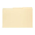 The File King 1/3 Cut Top Tab Manila File Folder - Legal Size | Box Of 100 | Made In America | Assorted Tab Positions | 11-Point
