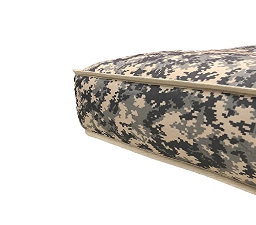HomeRoots 8' Camo Double Foam Full Mattress