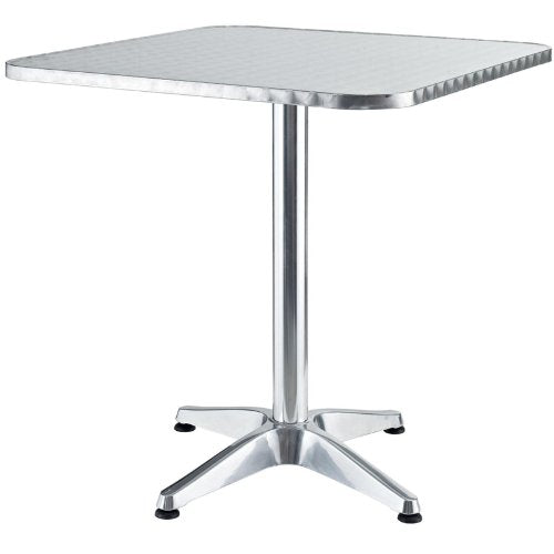 Modern Square Aluminum Indoor/Outdoor Table