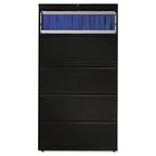 Hon 5-Drawer Lateral File W/Lock-5-Drawer Lateral File W/Lock, 36"X19-1/4"X67", Black