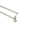 Moen DN8322BN Retreat 24-Inch Wall Mount Bathroom Double Towel Bar, Brushed Nickel