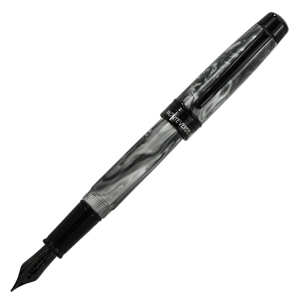 Monteverde Prima Fountain Pen Grey Swirl - Ef