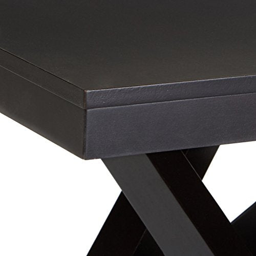 Baxton Studio Everdon Modern Coffee Table, Dark Brown