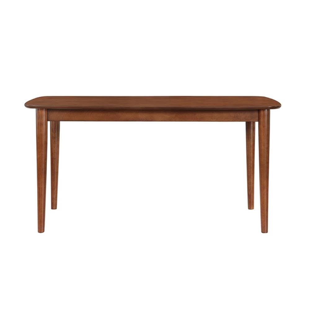 Comfort Pointe Bonito 59-inch Rectangular Walnut Wood Finish Leg Dining Table