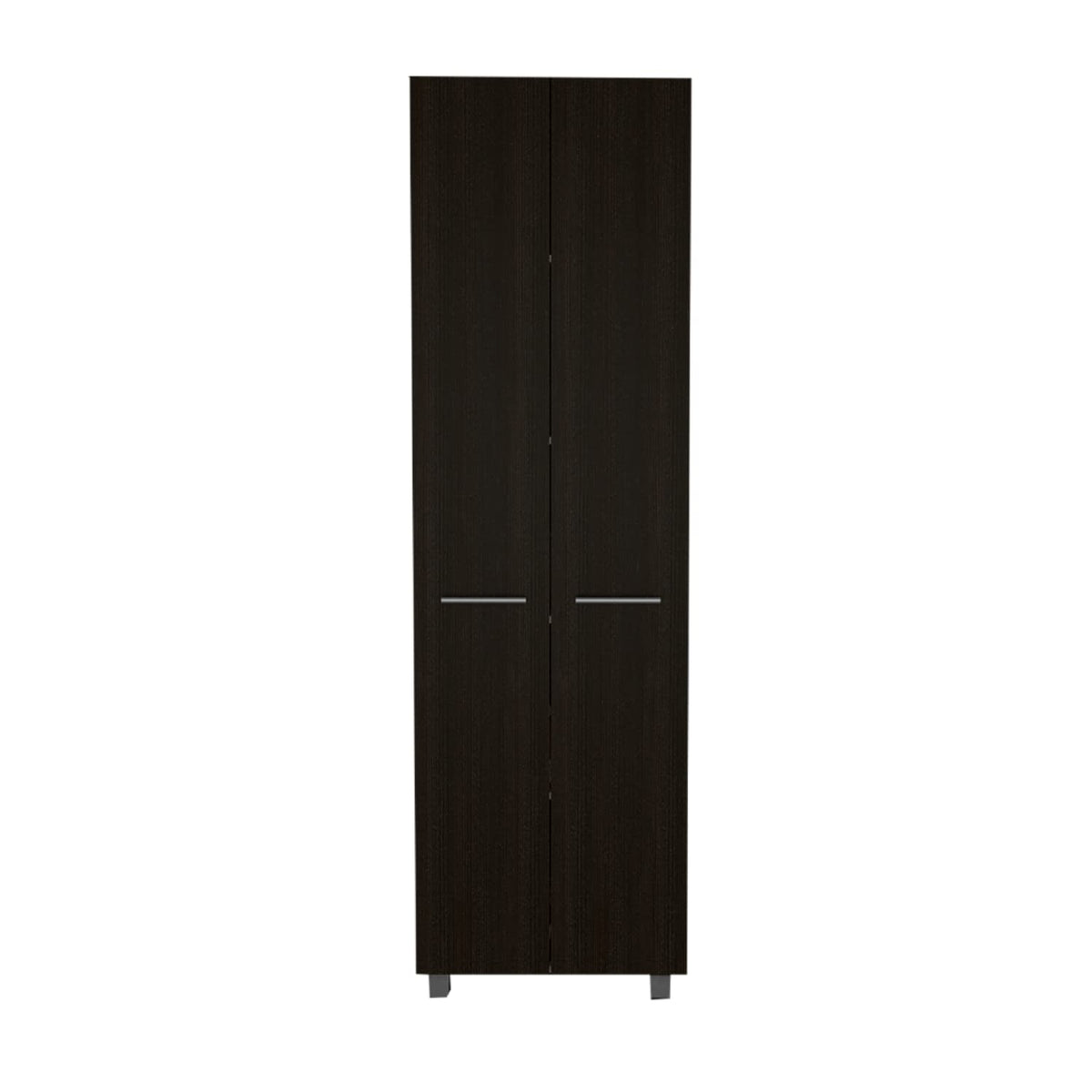 Collins Pantry Cabinet, 5 Interior Shelves, Black