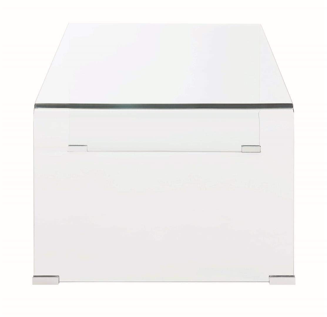 Coaster Furniture Rectangular Coffee Table Clear 705328