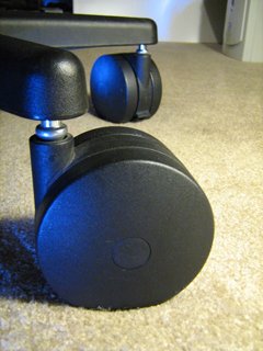 Miracle Caster! Extra Large Chair Wheels. 4' Set Of Five. Great For Carpet. Replaces Chair Mat.