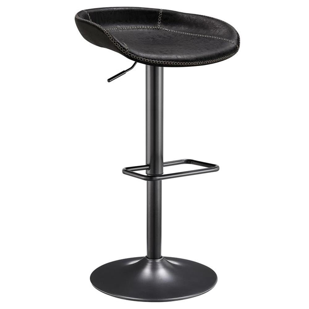 Npd Furniture And More Rogue Pu Leather Gaslift Bar Stool, (Set Of 2)