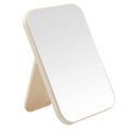 DVHOK 8-Inch Desktop Makeup Mirror, Portable Princess Mirror,Table Desk Wall Hanging Dual-Purpose Square Mirror Khaki