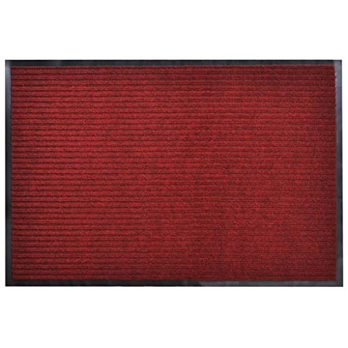 Online Gym Shop CB18022 PVC Door Mat44; Red - 2 ft. 9 in. x 3 ft. 9 in.