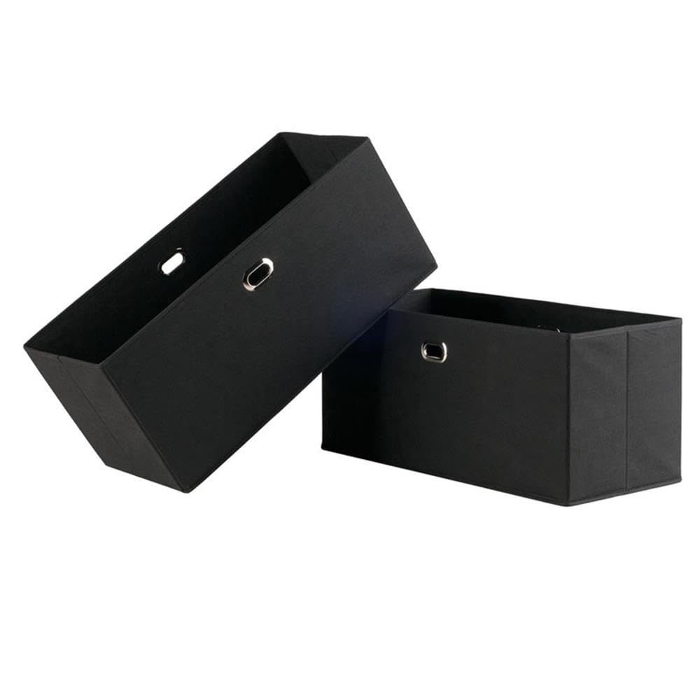 Winsome Torino Storage/Organization, Black 23.03&quot;W x 10.24&quot;H x 10.24&quot;D