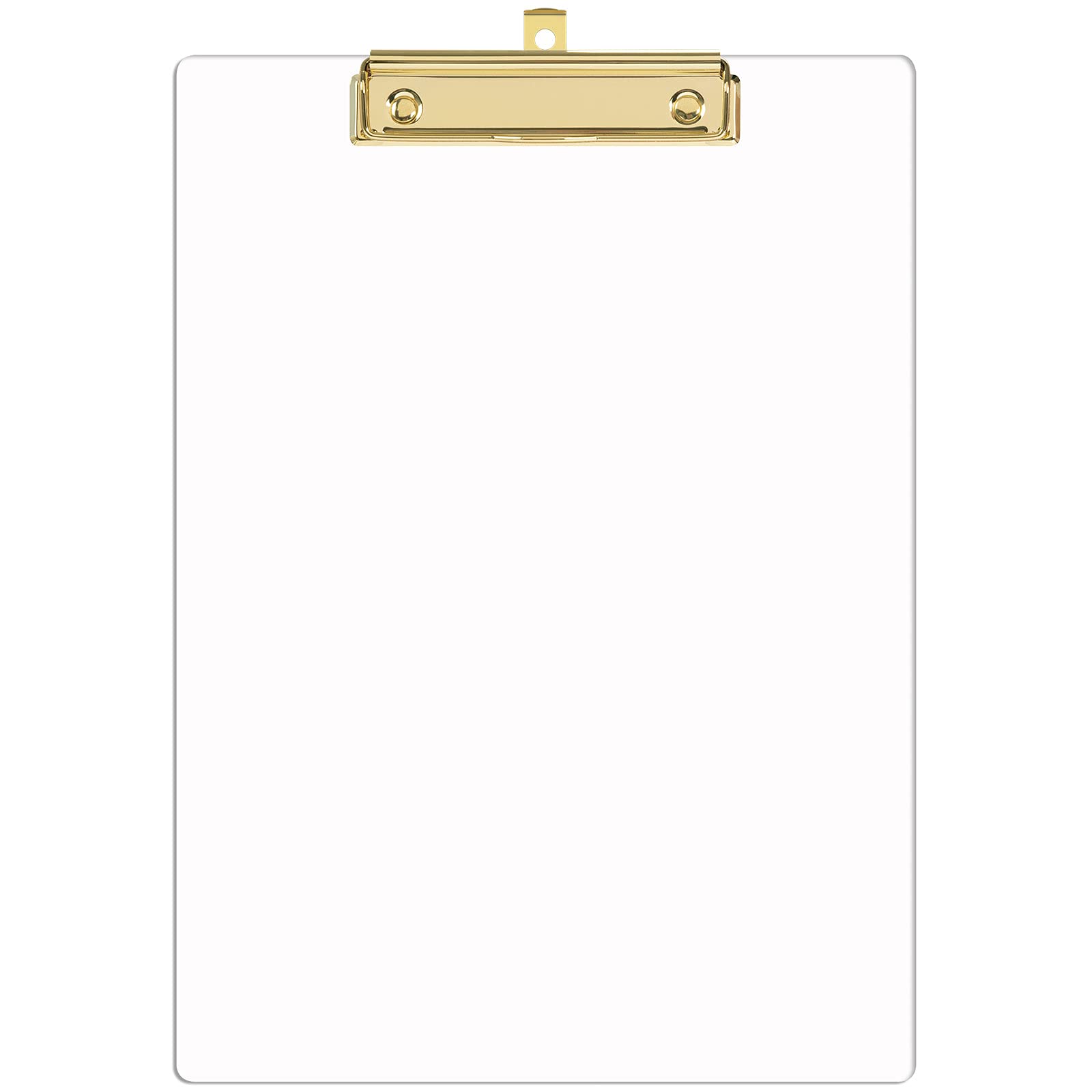 Piasoenc Acrylic Clipboards, Fashion Clear Clipboard, Stardard Letter Size Clip Board, A4 Size 12.5' X 9', Cute Clipboards For