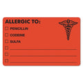 Tabbies Allergy Warning Labels Label,Allergic To:Penc,Oe 5113 (Pack Of10)