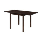 Coaster Furniture Kelso 3-Piece Drop Leaf Cappuccino and Tan Dining Set 190821-S3