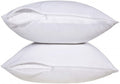 Pillow Protector - Poly-Cotton Blend Pillow Covers - Water And Dust Resistant Pillow Cases - Super Soft And Lightweight Pillow C
