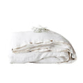 Simple&Opulence 100% Washed Linen Duvet Cover, 3 Pieces Natural Flax French Country Bedding Set, Breathable Farmhouse Comforter