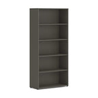 HON MOD Laminate Bookcase LSL Slate Teak 30W x 13" D x 65" H